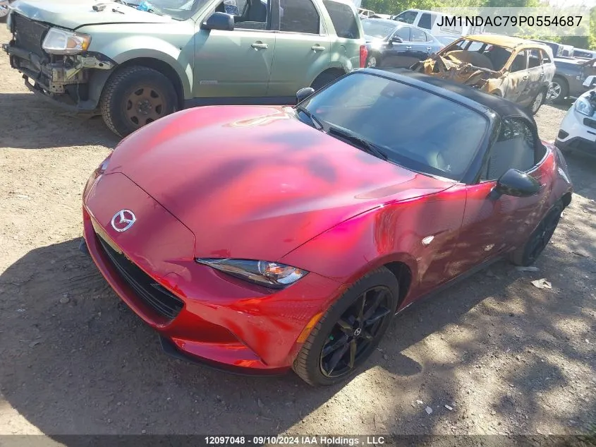 2023 Mazda Mx-5 Gs/Gs-P VIN: JM1NDAC79P0554687 Lot: 12097048