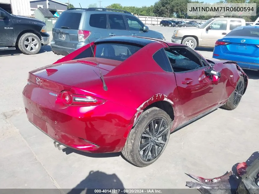 2024 Mazda Mx-5 Miata Grand Touring VIN: JM1NDAM71R0600594 Lot: 40143217