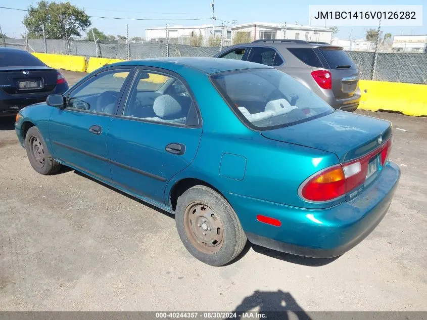 1997 Mazda Protege Dx/Lx VIN: JM1BC1416V0126282 Lot: 40244357