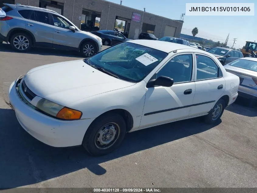 1997 Mazda Protege Dx/Lx VIN: JM1BC1415V0101406 Lot: 40301128