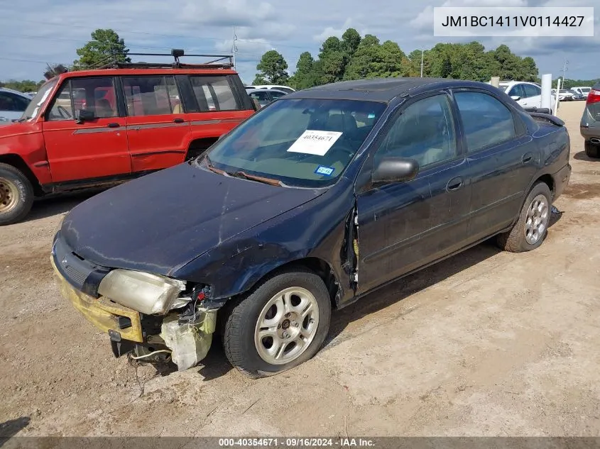 1997 Mazda Protege Dx/Lx VIN: JM1BC1411V0114427 Lot: 40354671