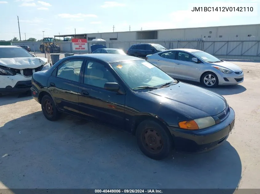 1997 Mazda Protege Dx/Lx/Es VIN: JM1BC1412V0142110 Lot: 40449006