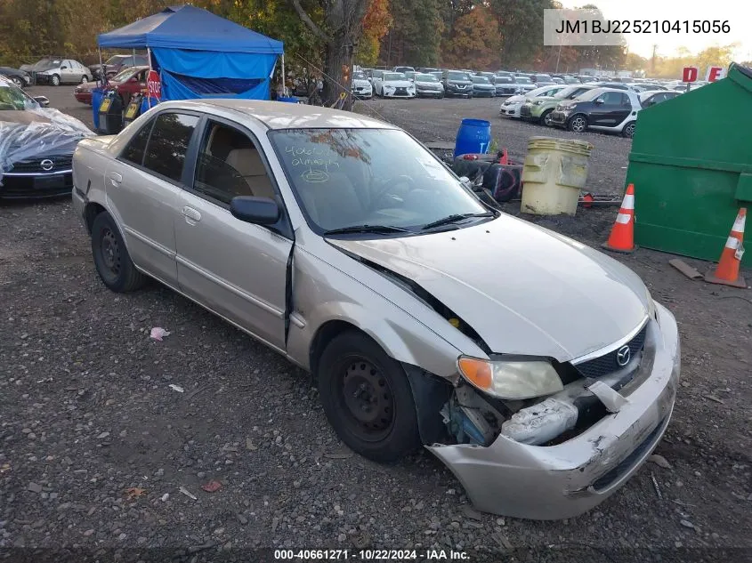 2001 Mazda Protege Es/Lx VIN: JM1BJ225210415056 Lot: 40661271