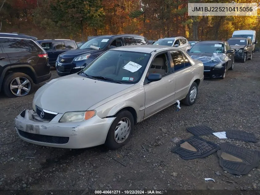 2001 Mazda Protege Es/Lx VIN: JM1BJ225210415056 Lot: 40661271