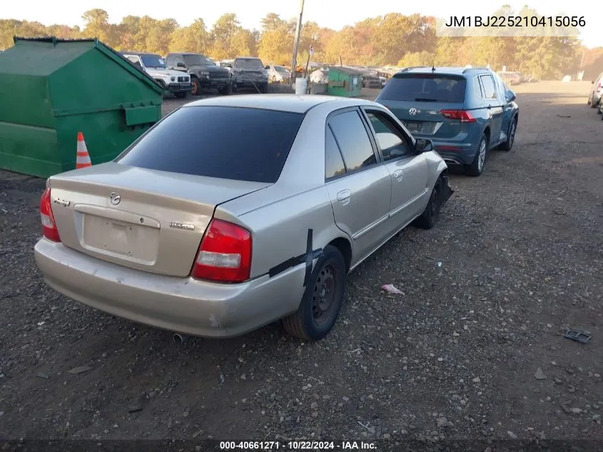 2001 Mazda Protege Es/Lx VIN: JM1BJ225210415056 Lot: 40661271