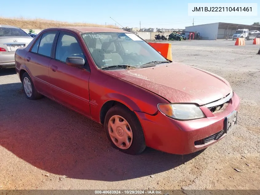 2001 Mazda Protege Dx/Lx VIN: JM1BJ222110441461 Lot: 40683924