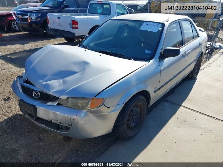 2001 Mazda Protege Dx/Lx VIN: JM1BJ222810410482 Lot: 40799727