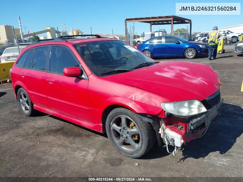 2002 Mazda Protege5 VIN: JM1BJ246321560284 Lot: 40215244