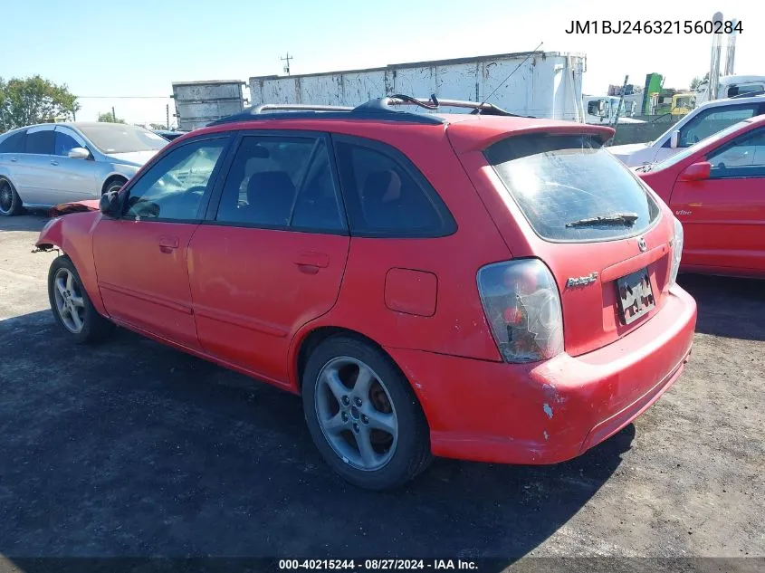 2002 Mazda Protege5 VIN: JM1BJ246321560284 Lot: 40215244