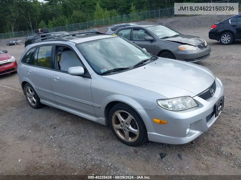 2002 Mazda Protege5 VIN: JM1BJ246221503736 Lot: 40228438