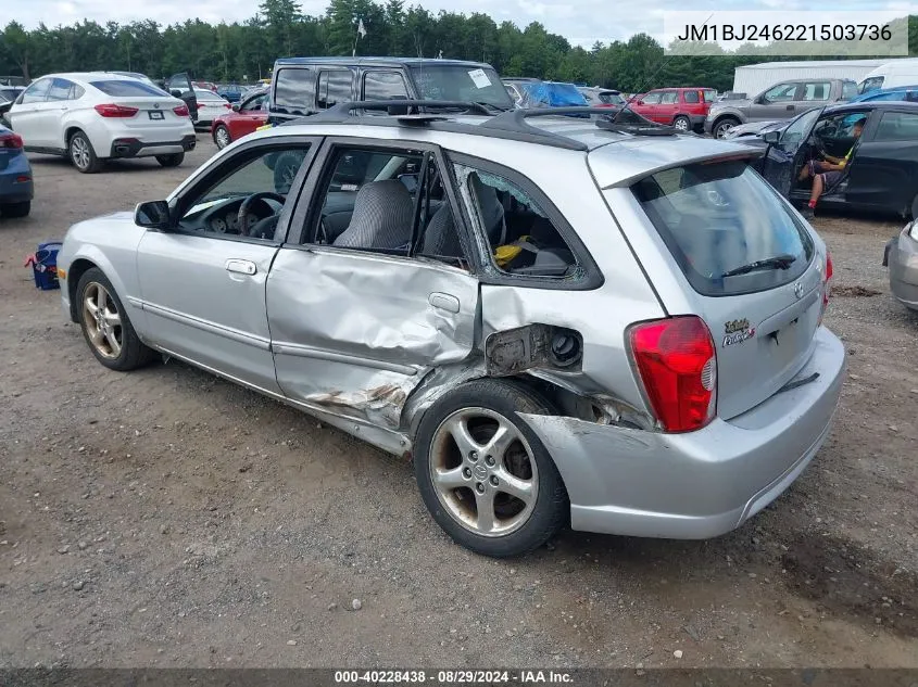 2002 Mazda Protege5 VIN: JM1BJ246221503736 Lot: 40228438