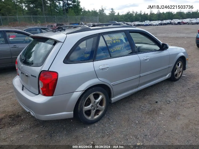 2002 Mazda Protege5 VIN: JM1BJ246221503736 Lot: 40228438