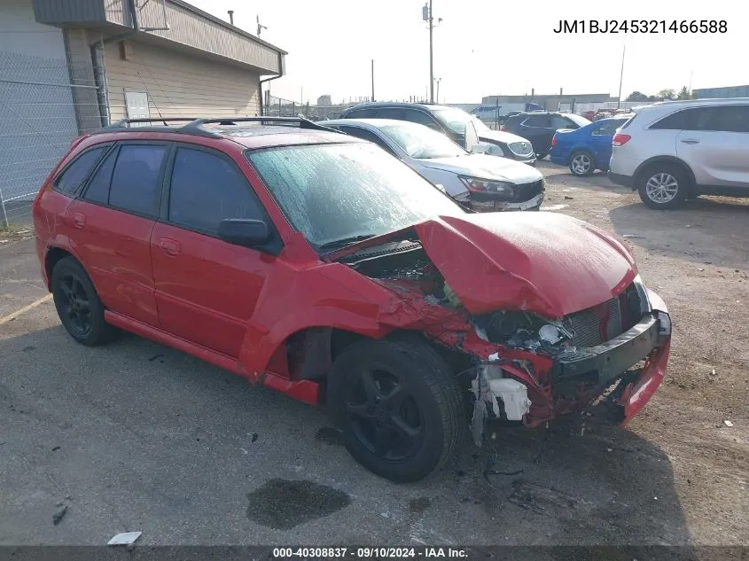 2002 Mazda Protege Pr5 VIN: JM1BJ245321466588 Lot: 40308837