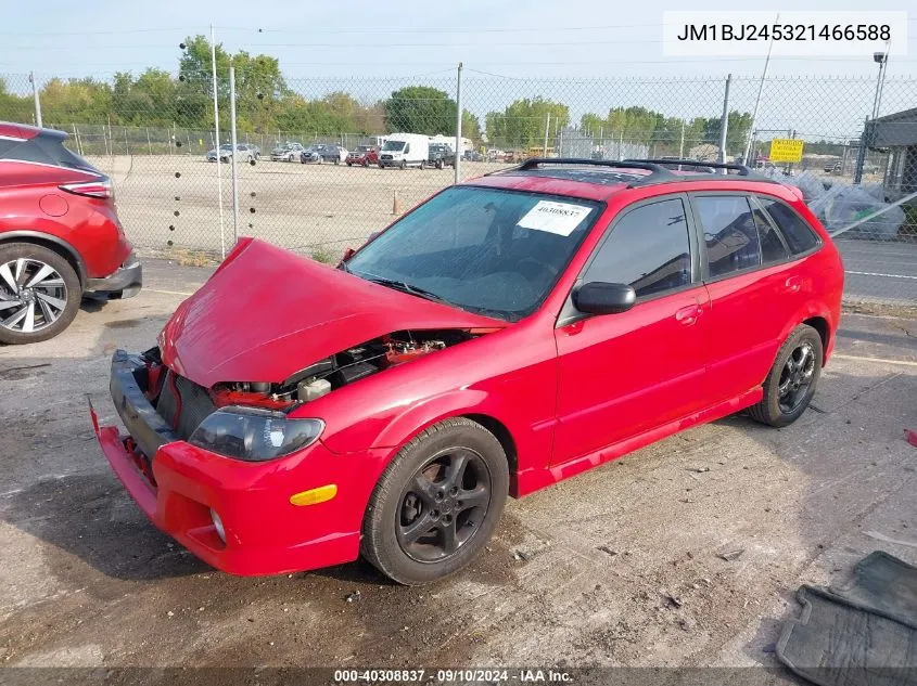 2002 Mazda Protege Pr5 VIN: JM1BJ245321466588 Lot: 40308837