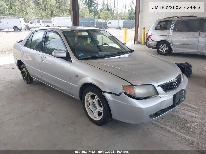 2002 Mazda Protege Dx/Es/Lx VIN: JM1BJ226X21629863 Lot: 40317165