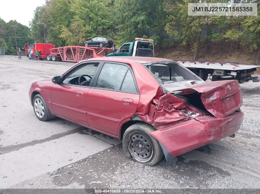 2002 Mazda Protege Dx/Es/Lx VIN: JM1BJ225721585358 Lot: 40410659