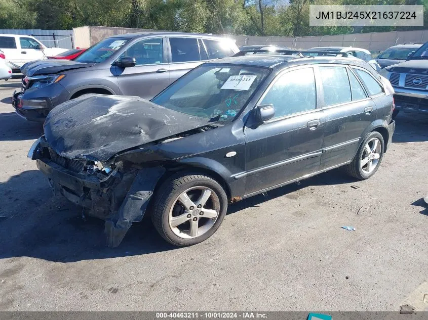 2002 Mazda Protege Pr5 VIN: JM1BJ245X21637224 Lot: 40463211