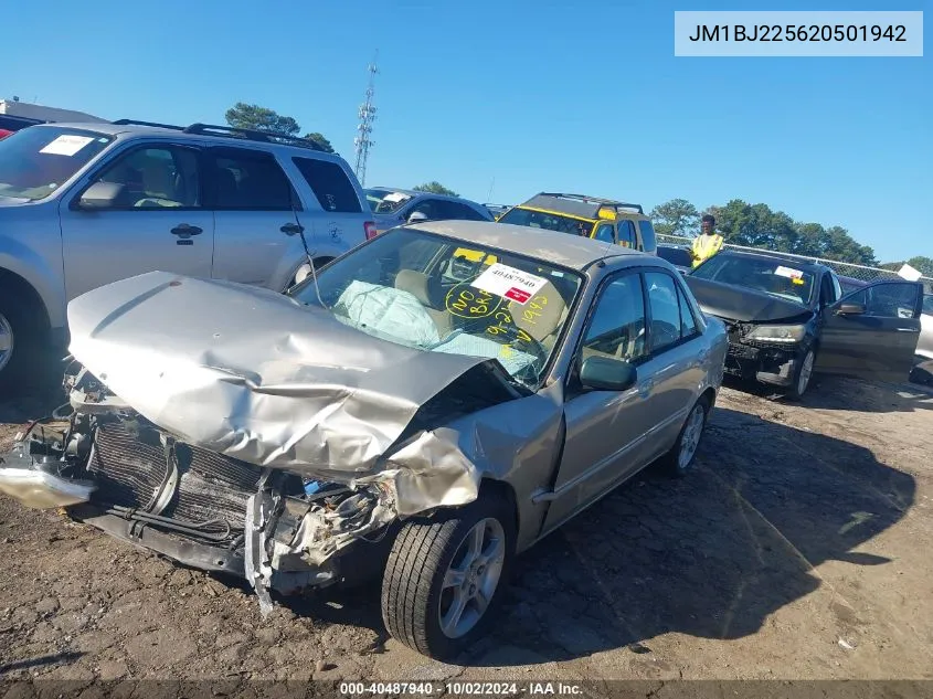 2002 Mazda Protege Dx/Es/Lx VIN: JM1BJ225620501942 Lot: 40487940