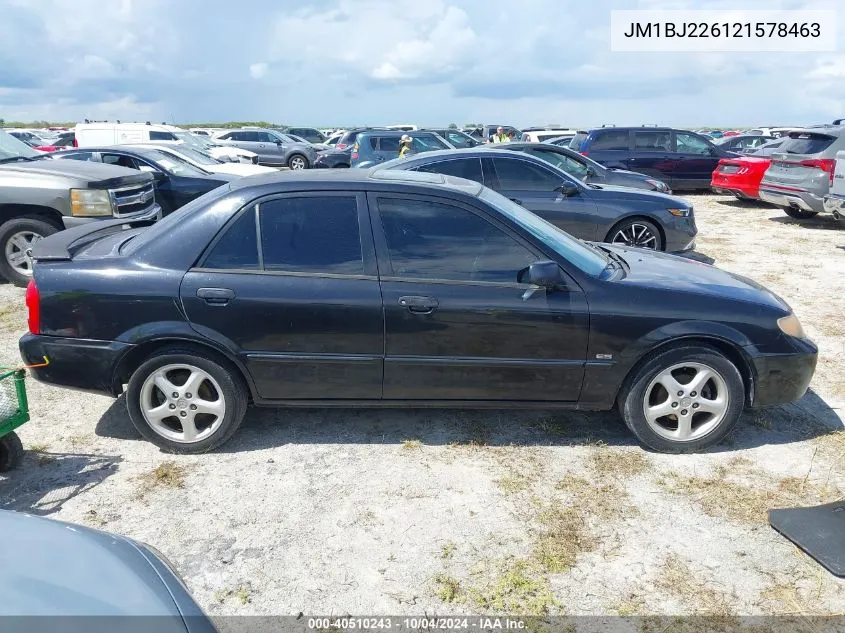 2002 Mazda Protege Dx/Es/Lx VIN: JM1BJ226121578463 Lot: 40510243