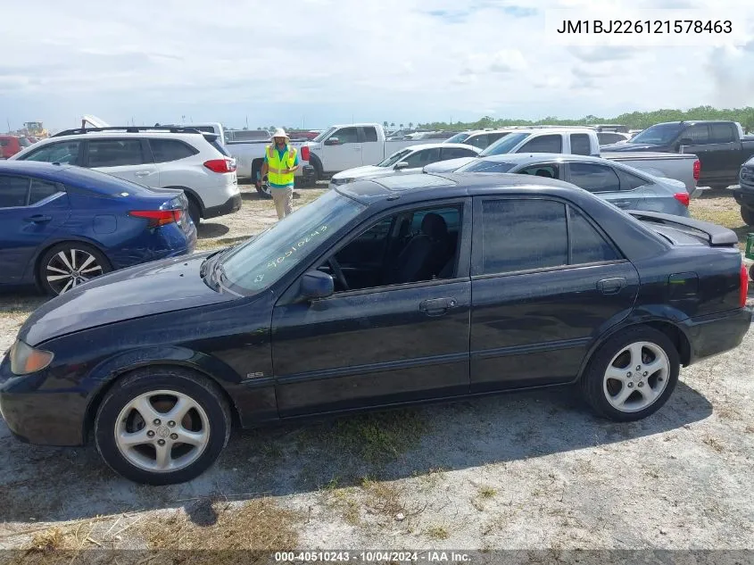 2002 Mazda Protege Dx/Es/Lx VIN: JM1BJ226121578463 Lot: 40510243