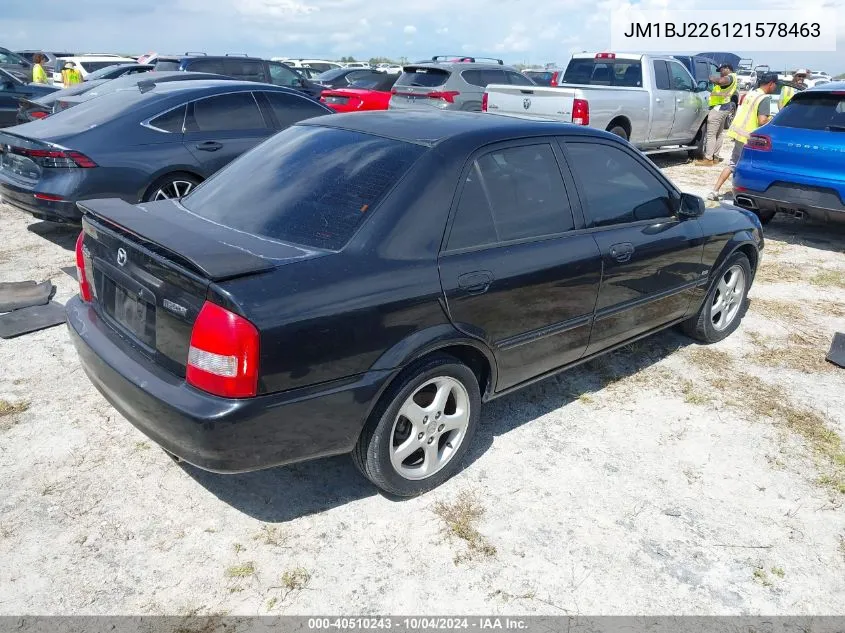 2002 Mazda Protege Dx/Es/Lx VIN: JM1BJ226121578463 Lot: 40510243