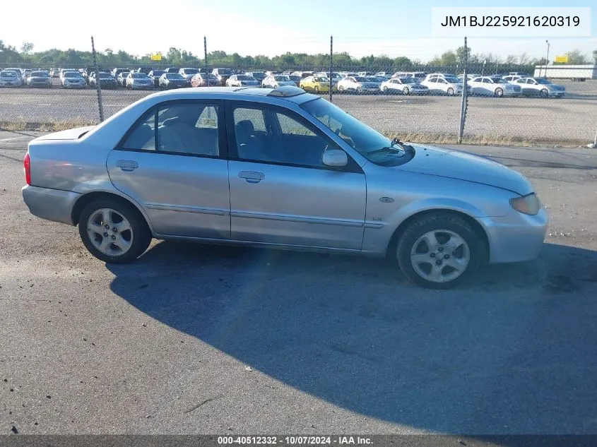 2002 Mazda Protege Dx/Lx/Es VIN: JM1BJ225921620319 Lot: 40512332