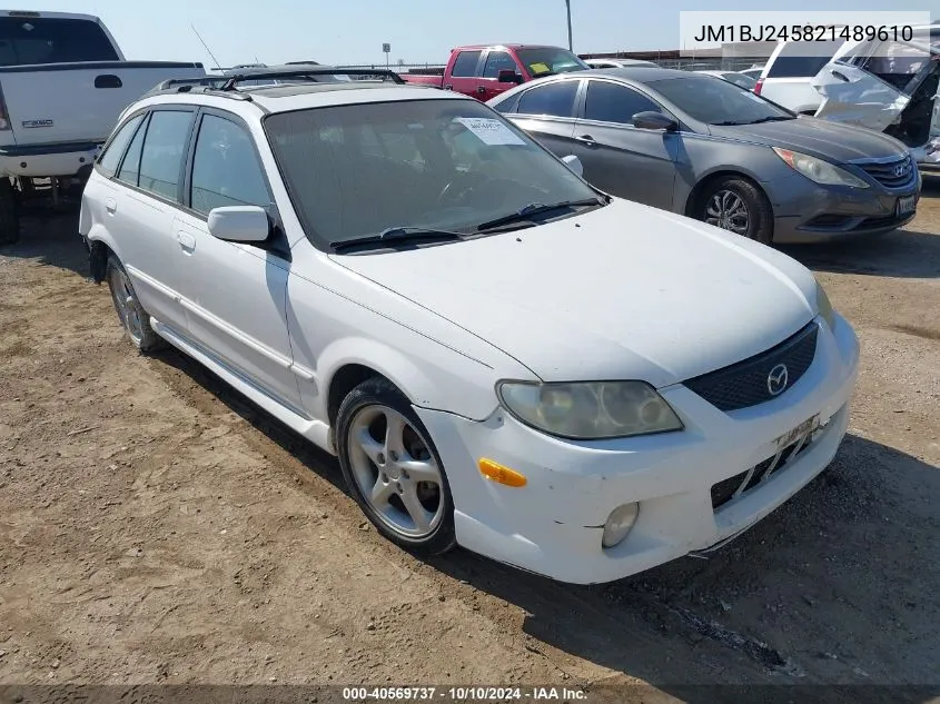 2002 Mazda Protege5 VIN: JM1BJ245821489610 Lot: 40569737