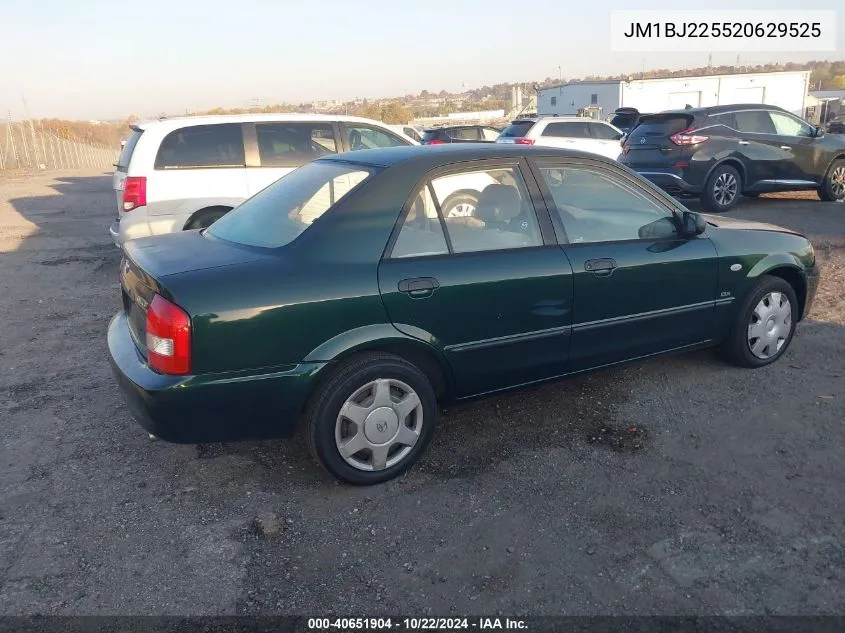 2002 Mazda Protege Dx/Es/Lx VIN: JM1BJ225520629525 Lot: 40651904