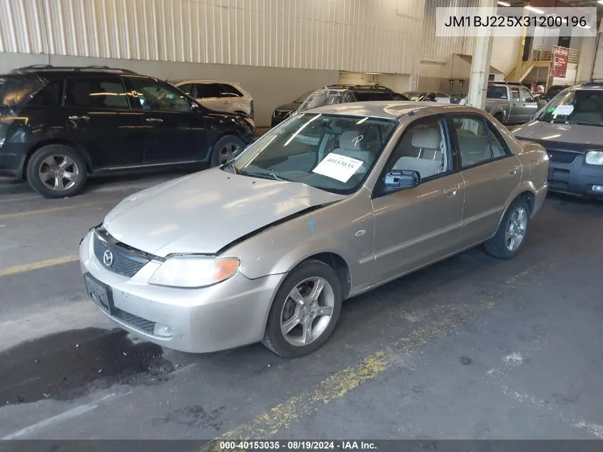 2003 Mazda Protege Dx/Es/Lx VIN: JM1BJ225X31200196 Lot: 40153035