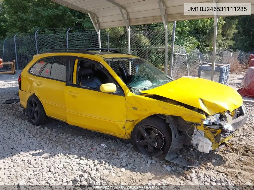 2003 Mazda Protege5 VIN: JM1BJ246531111285 Lot: 40227982