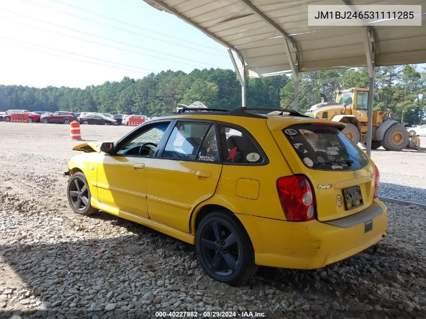 2003 Mazda Protege5 VIN: JM1BJ246531111285 Lot: 40227982