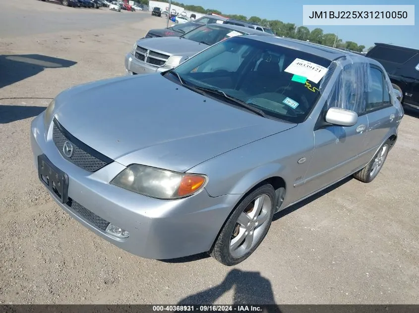 2003 Mazda Protege VIN: JM1BJ225X31210050 Lot: 40368931