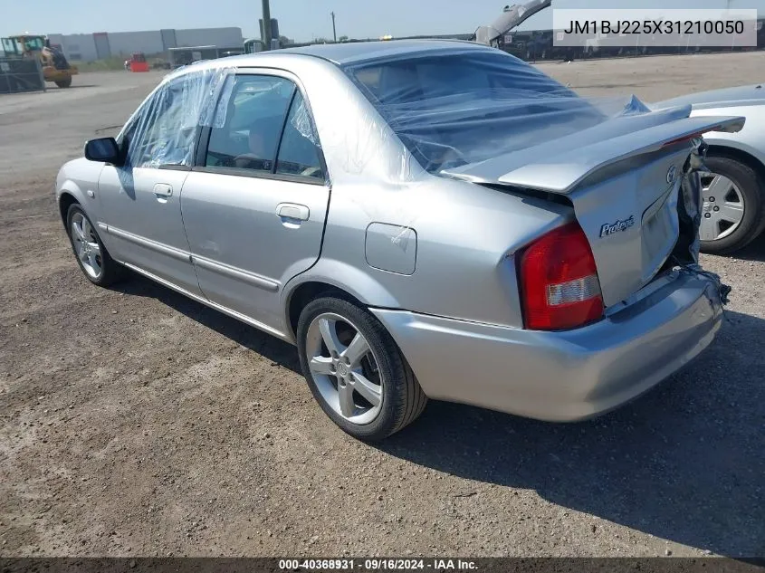 2003 Mazda Protege VIN: JM1BJ225X31210050 Lot: 40368931