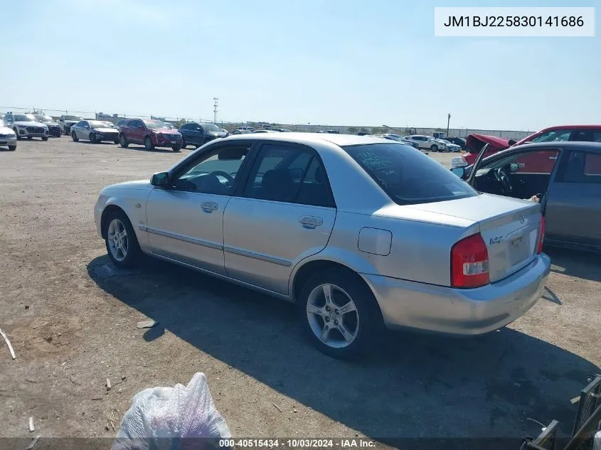 2003 Mazda Protege Dx/Es/Lx VIN: JM1BJ225830141686 Lot: 40515434