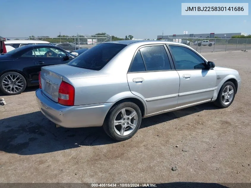 2003 Mazda Protege Dx/Es/Lx VIN: JM1BJ225830141686 Lot: 40515434