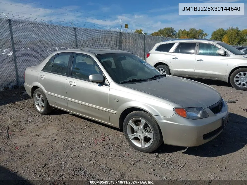 2003 Mazda Protege Dx/Es/Lx VIN: JM1BJ225X30144640 Lot: 40545579