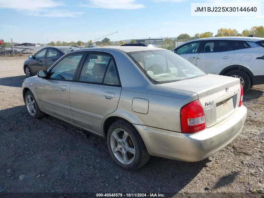 2003 Mazda Protege Dx/Es/Lx VIN: JM1BJ225X30144640 Lot: 40545579