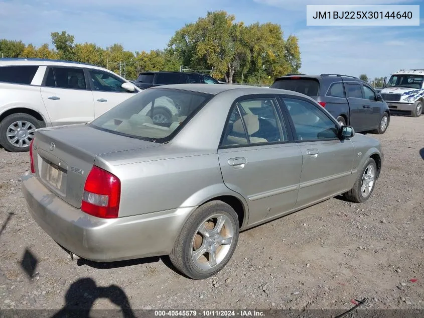 2003 Mazda Protege Dx/Es/Lx VIN: JM1BJ225X30144640 Lot: 40545579