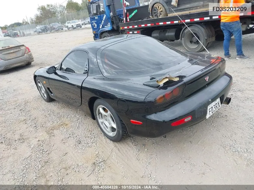 1994 Mazda Rx7 VIN: FD3S203209 Lot: 40504328