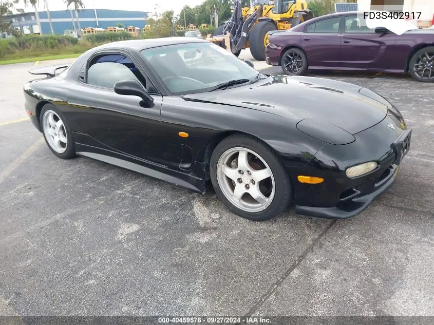 1996 Mazda Rx7 VIN: FD3S402917 Lot: 40459576