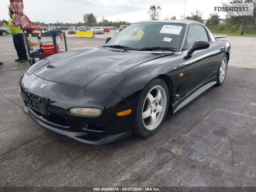 1996 Mazda Rx7 VIN: FD3S402917 Lot: 40459576