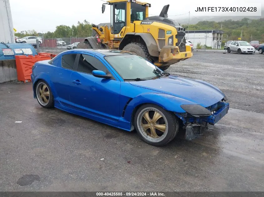 JM1FE173X40102428 2004 Mazda Rx-8 6 Speed Manual