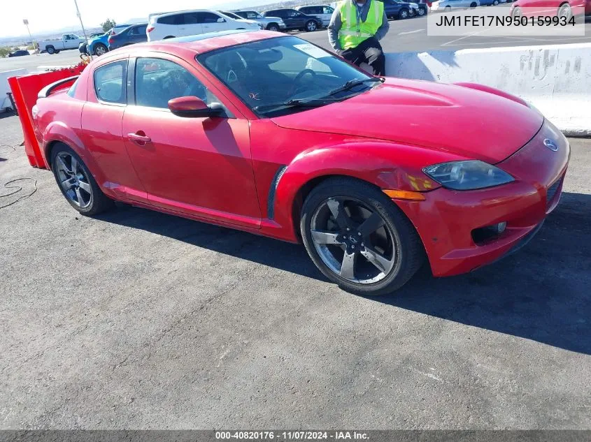 2005 Mazda Rx-8 Sport Automatic VIN: JM1FE17N950159934 Lot: 40820176