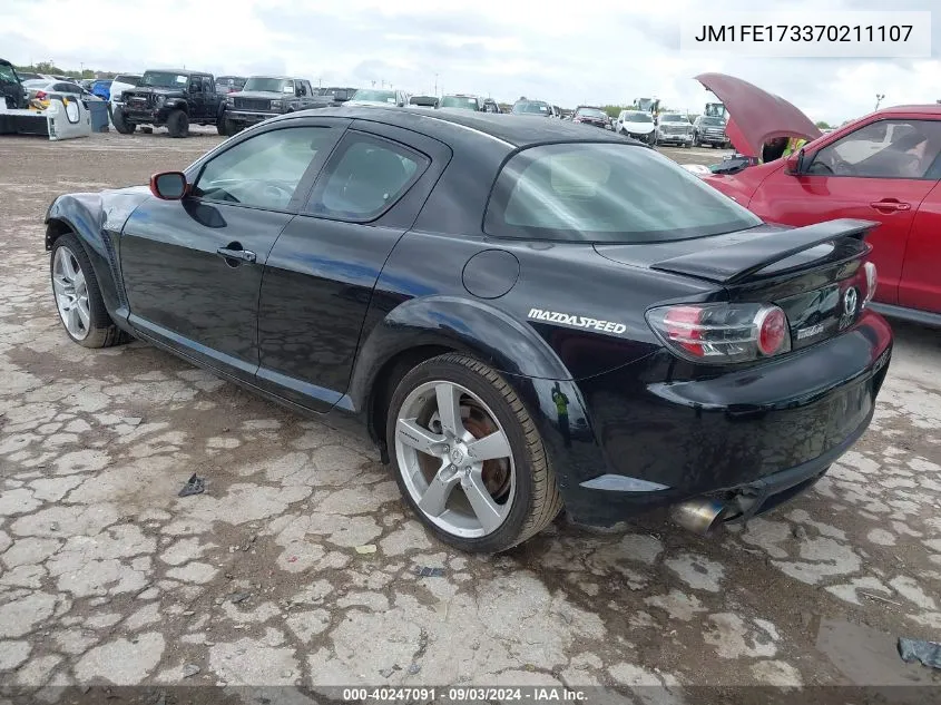 2007 Mazda Rx-8 Sport VIN: JM1FE173370211107 Lot: 40247091