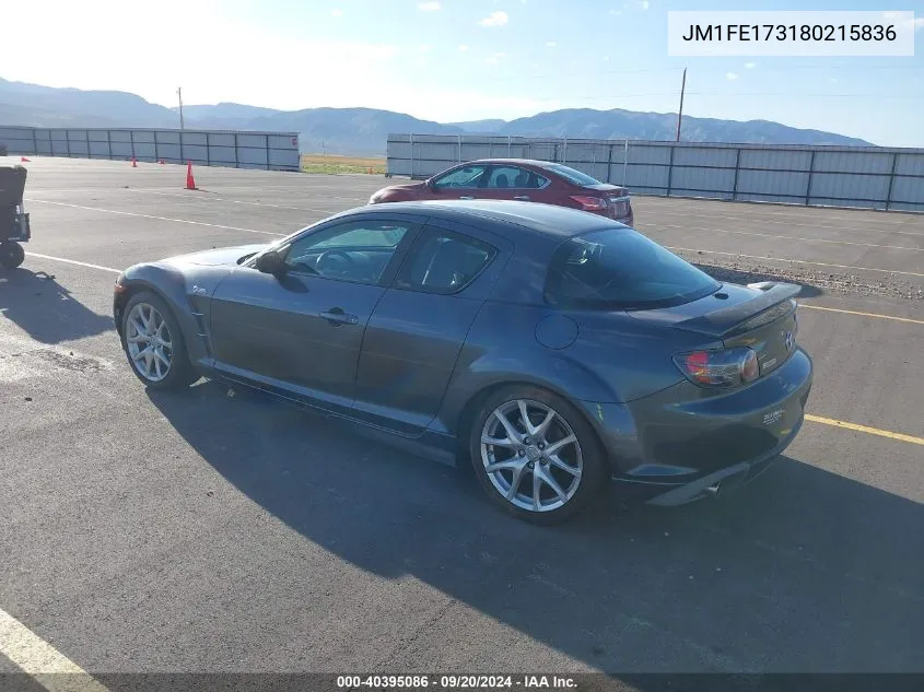 2008 Mazda Rx-8 40Th Anniversary Edition VIN: JM1FE173180215836 Lot: 40395086