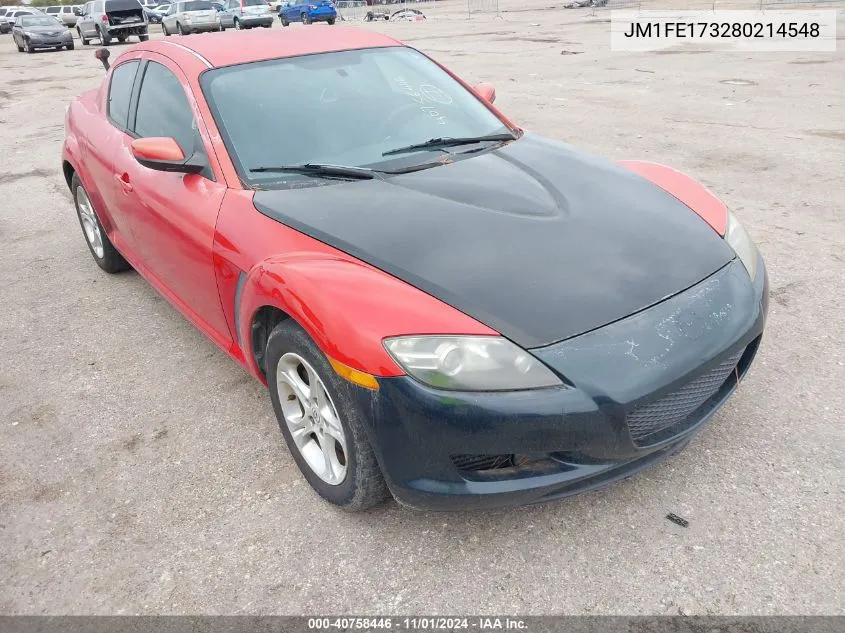 2008 Mazda Rx-8 Sport VIN: JM1FE173280214548 Lot: 40758446