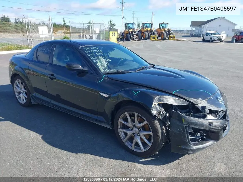 JM1FE1S47B0405597 2011 Mazda Rx-8