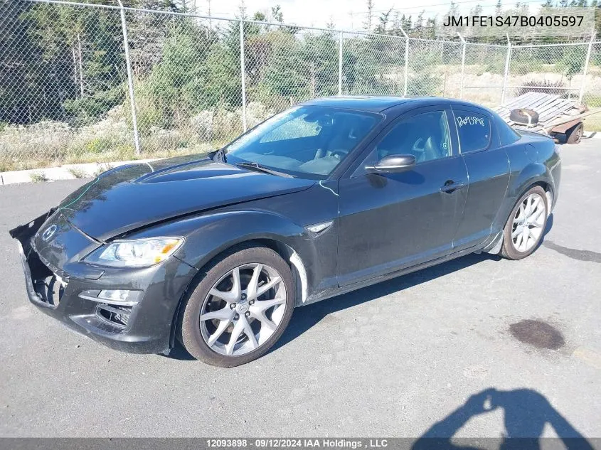 JM1FE1S47B0405597 2011 Mazda Rx-8