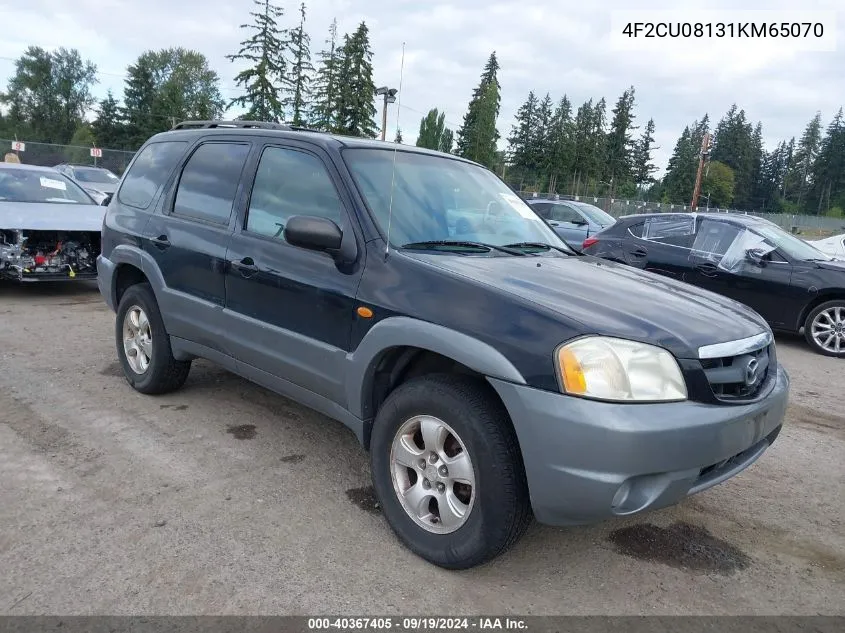 2001 Mazda Tribute Es V6/Lx V6 VIN: 4F2CU08131KM65070 Lot: 40367405