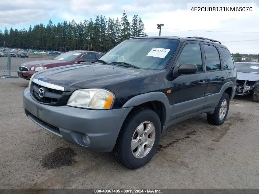 2001 Mazda Tribute Es V6/Lx V6 VIN: 4F2CU08131KM65070 Lot: 40367405